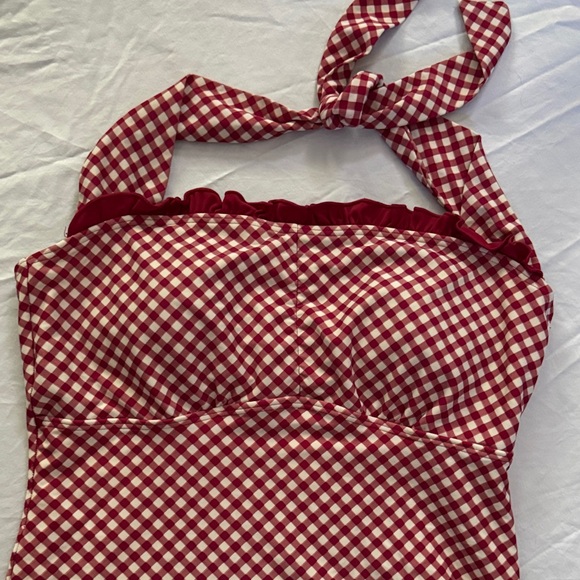 Retro Red Checkered Swim Set - Picture 4 of 4